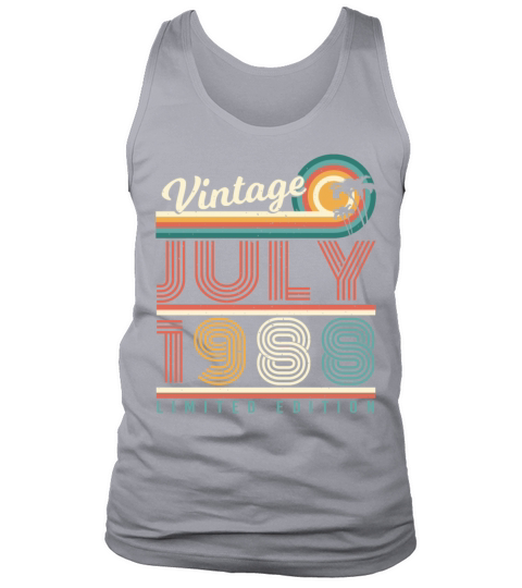 Year Of Construction July 1988 Tank Top Unisex