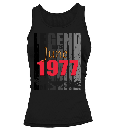 1977 vintage born in June gift Tank top Woman