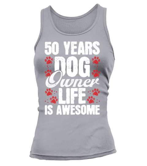 50 Year Old Dog Dog Mom Dog Dad 50th Birthday Tank top Woman