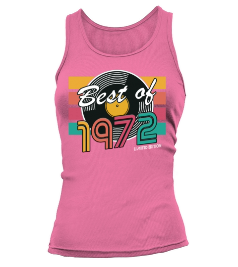 50th birthday vintage 1972 best of 1972 Tank top Woman