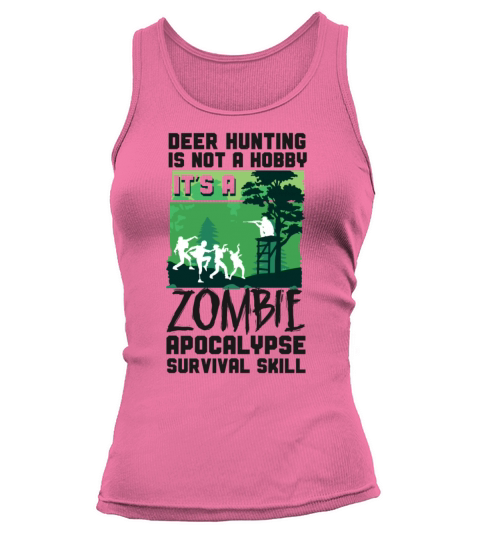 Buck Deer Hunting Hunter Zombie Tank top Woman