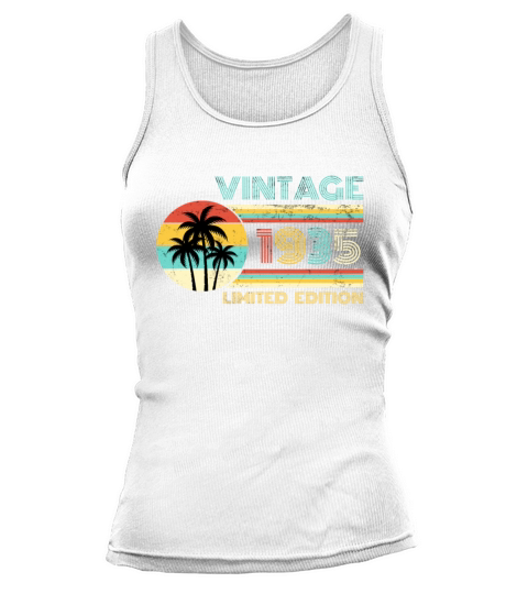 Funny Birthday Born in 1935 Limited Edition Tank top Woman