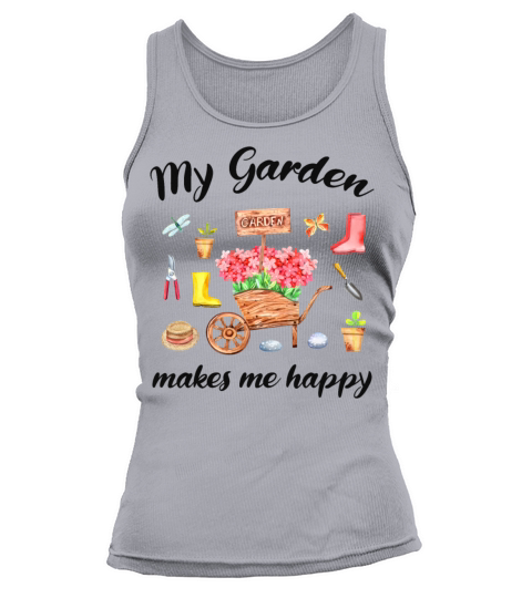 Garden Quote Hobby Gardener Gift Idea Tank top Woman