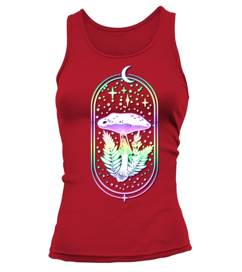Goblincore Dark Academia Aesthetic Mushroom Tank top Woman