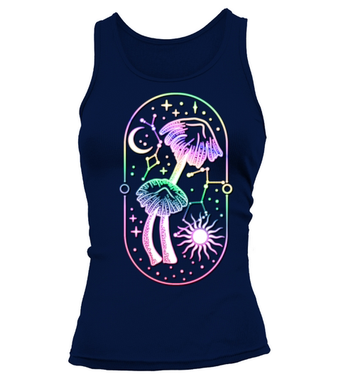 Goblincore Dark Academia Aesthetic Mushroom Tank top Woman
