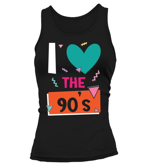 I Love The 90s 1990 Vintage Nineties Party 1990s Tank top Woman