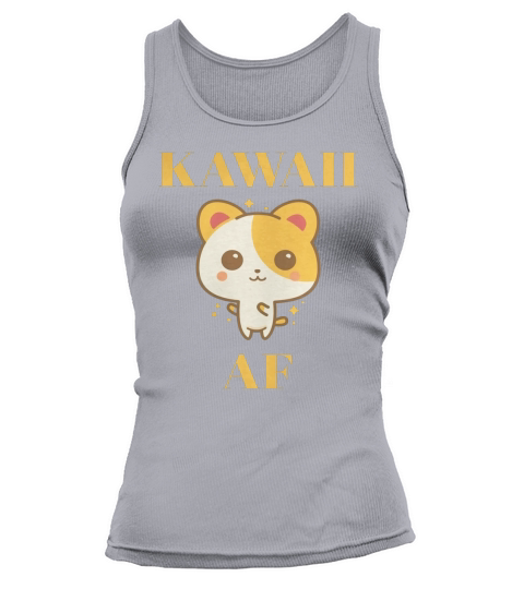 Kawaii AF Shirt Cute Anime Style Japanese Character Tops - Rabbit Skins Baby Onesie Tank top Woman