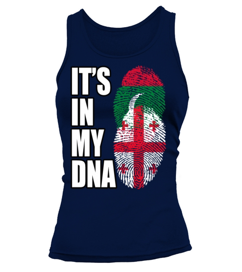 Maldivian And Georgian Mix Heritage DNA Flag Tank top Woman
