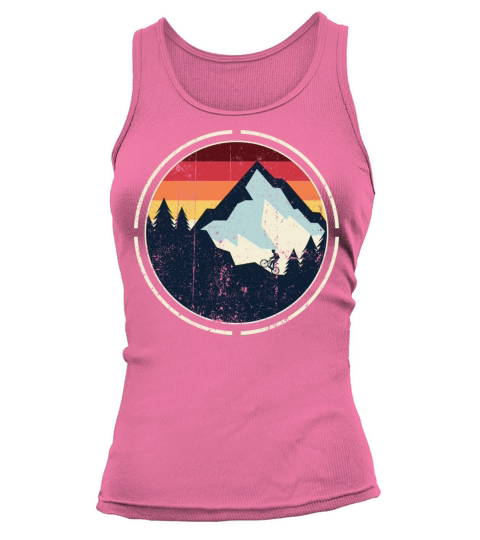 Retro vintage mountain bike Tank top Woman