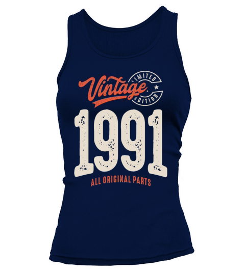Vintage Born in 1991 - 31st Birthday Retro Tank top Woman