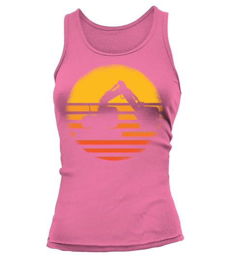 Vintage Retro Excavator Tank top Woman
