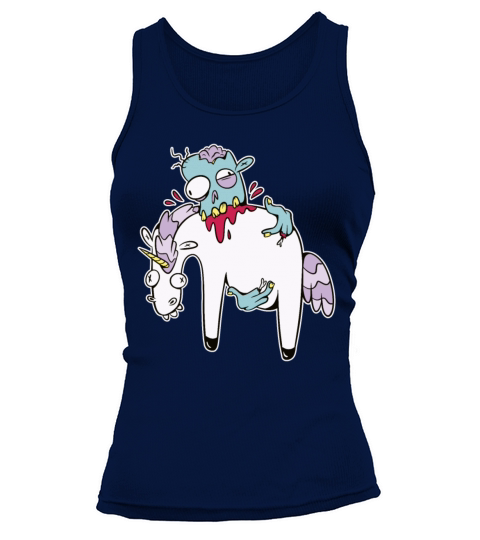 Zombie Eating Unicorn Tank top Woman