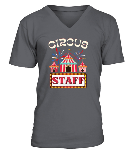 Circus Staff Vintage Themed Party Artist V-Neck T-shirt