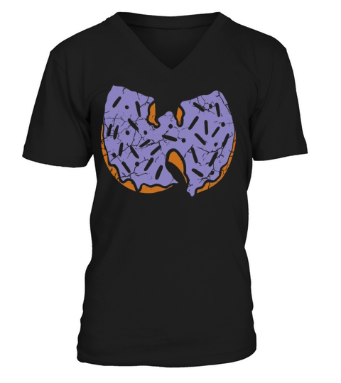 donut wutang grape candy V-Neck T-shirt