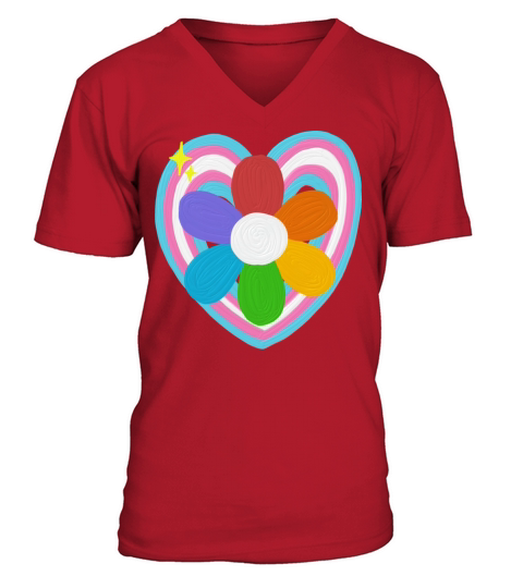 Flower Pride V-Neck T-shirt