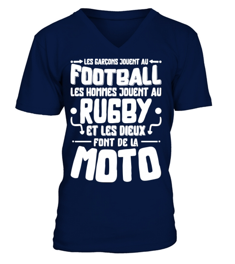 LES DIEUX FONT DE LA MOTO V-Neck T-shirt