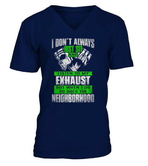Mechanic - Listen To My Exhaust... V-Neck T-shirt