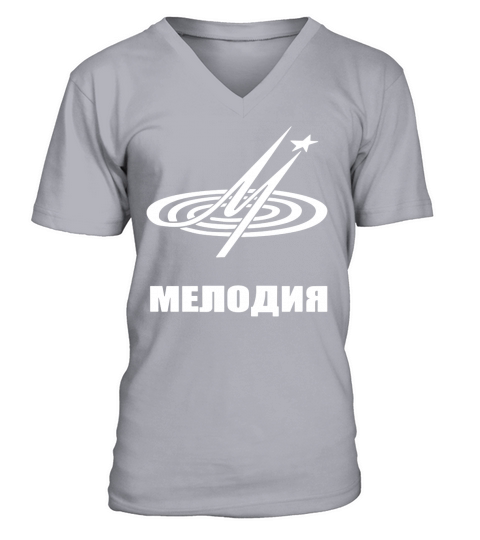Melodiya Melodija Russian Record Label T-Shirt V-Neck T-shirt