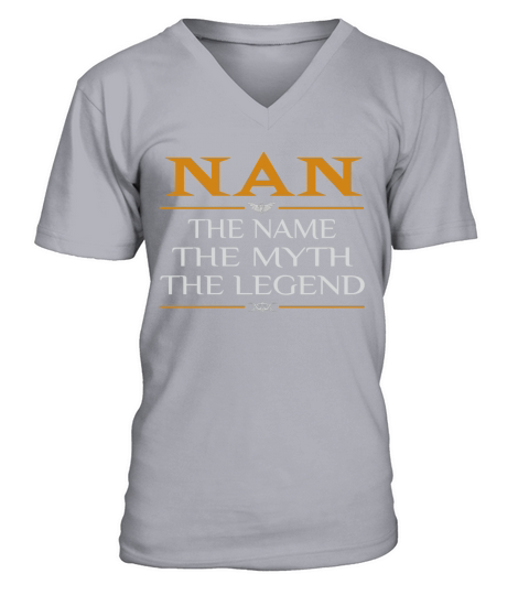 Nan Legend Name Nan  TeeForNan V-Neck T-shirt