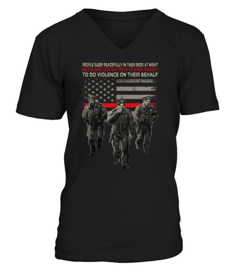 Police - Stand Ready. V-Neck T-shirt