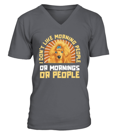 Poodle Dogs V-Neck T-shirt