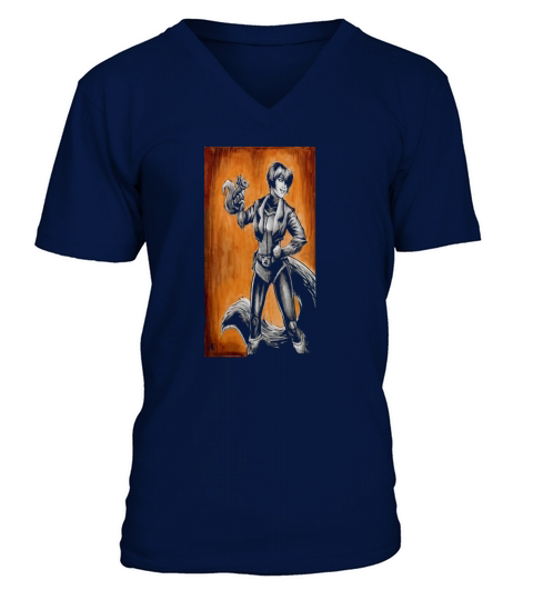 squirrel girl V-Neck T-shirt