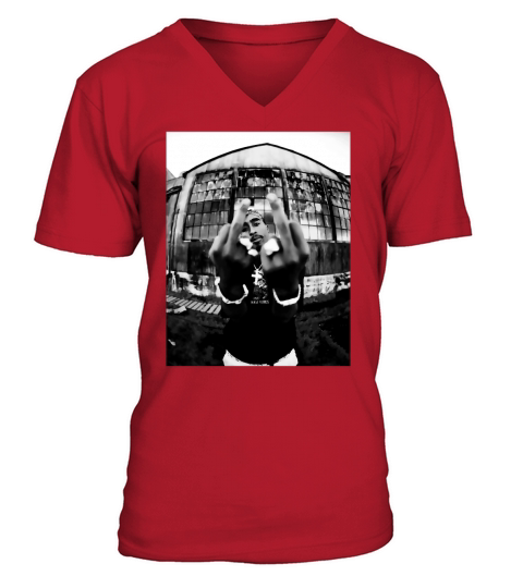Tupac Shakur V-Neck T-shirt