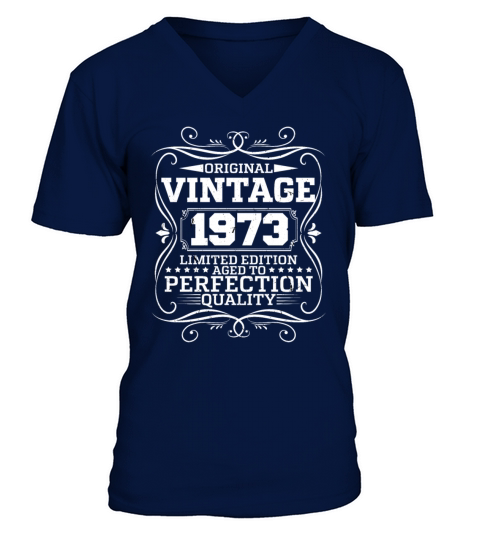 Vintage 1973 Original Limited Edition V-Neck T-shirt