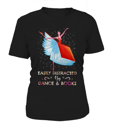 Ballet easily distracted by dance and books - Coffee Mug (colored) Women's T-Shirt