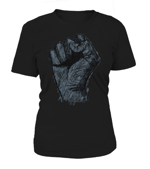 Black Power Salute Fist African American History T Shirt Women's T-Shirt