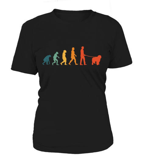 Bobtail Evolution Retro Old English Sheepdog Women's T-Shirt