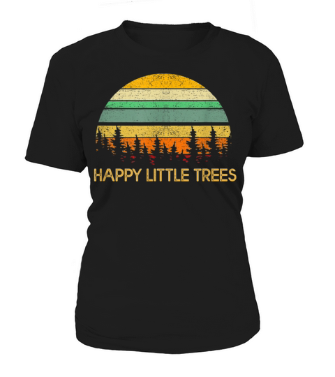 Happy Little Trees Vintage Women's T-Shirt