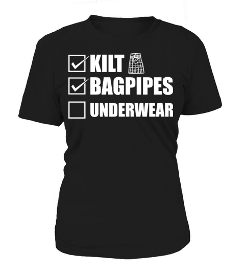 How To Wear The Kilt Design For A Tartan Kilt Guy Women's T-Shirt