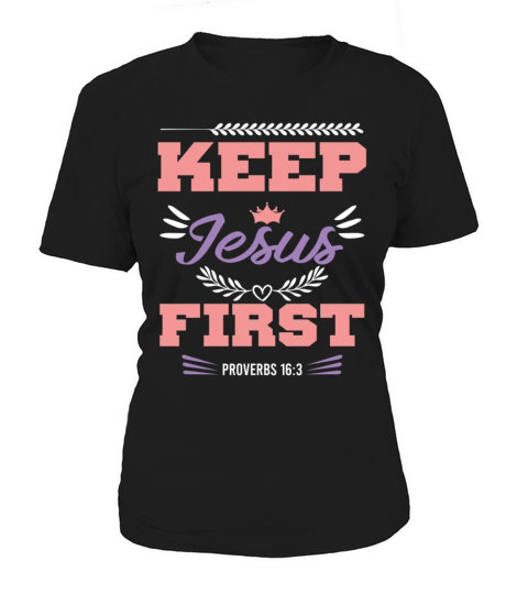 jesus first bible verse saying Women's T-Shirt