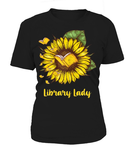 Librarian library lady sunflower lover T-Shirt Women's T-Shirt