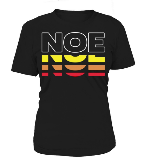 Noe First Name Funny Vintage Sunset Noe Women's T-Shirt