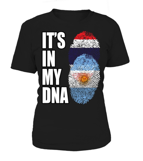 Thai And Argentinian Vintage Heritage DNA Flag Women's T-Shirt