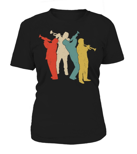 Trumpet Player Retro Vintage Women's T-Shirt