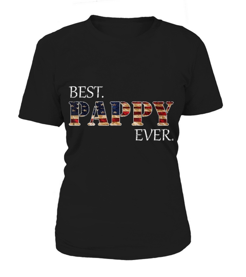Vintage Best Pappy Ever American Flag For Fathers Day Gift T-Shirt - Coffee Mug (colored) Women's T-Shirt
