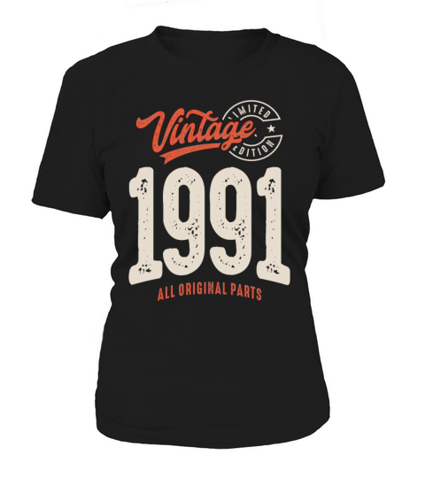 Vintage Born in 1991 - 31st Birthday Retro Women's T-Shirt