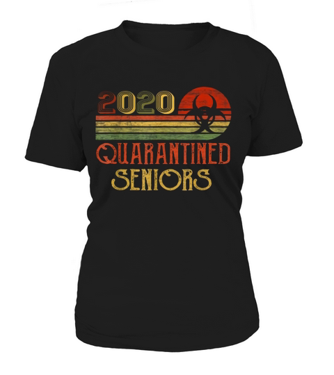 Vintage Class Of 2020 Senior Quarantine Funny Graduation Women's T-Shirt