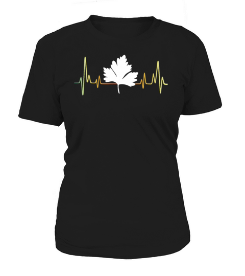 Vintage Coriander Ecg Heartbeat Women's T-Shirt