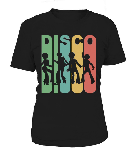 Vintage Retro 1970s Disco Dancer Women's T-Shirt
