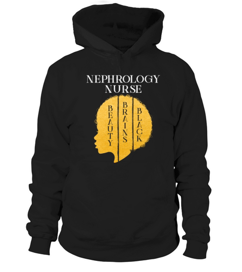 Black History Month Nephrology Nurse African Hoodie Unisex