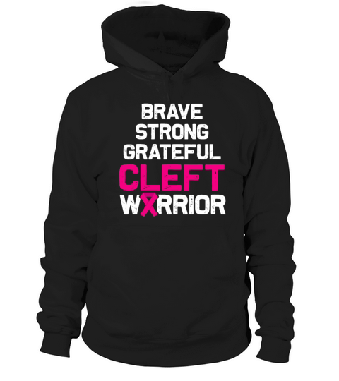 Cleft Palate Lip Proud Strong Awareness design Hoodie Unisex