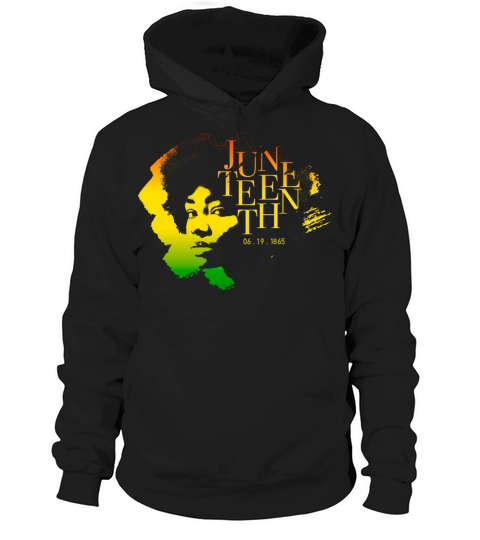 Juneteenth Scribble Black History June 19 Vintage Hoodie Unisex