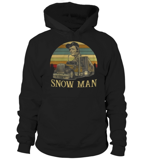Smokey Snowman Vintage Hoodie Unisex