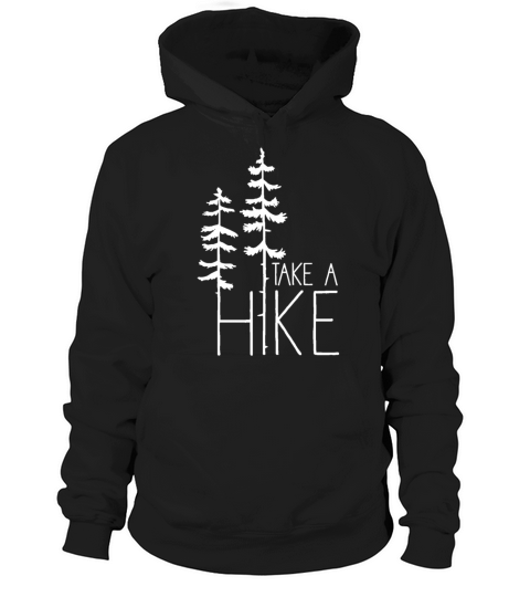 Take A Hike Retro Hiker Outdoors Camping Nature Hi Hoodie Unisex