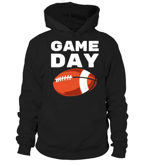 Vintage American Football Game Day Hoodie Unisex