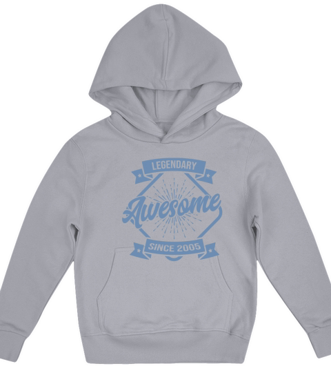 18th Birthday Gifts Vintage 2005 Awesome Sayings Kids Hoodie